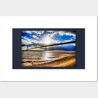 Humber Bridge, Single Span Suspension Bridge Posters and Art